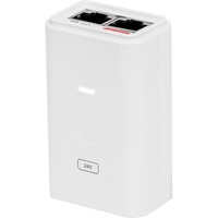 Ubiquiti PoE-injektor 24V, 7W, Gigabit, PoE injektor Hvid