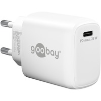 goobay USB-C PD GaN hurtigoplader 25 watt Hvid