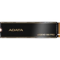 ADATA LEGEND 900 PRO 2 TB M.2 PCI Express 4.0 NVMe 3D NAND, Solid state-drev Sort/Guld, 2 TB, M.2, 7400 MB/s