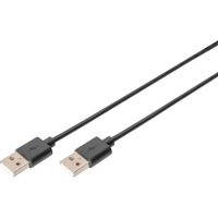 Digitus AK-300100-018-S, Kabel Sort