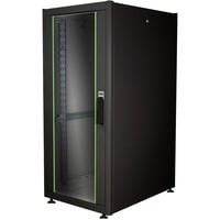 Digitus DN-19 26U-6/8-DB stativ Fritstående reol Sort, IT kabinet Sort, Fritstående reol, 26U, 600 kg, Rack skinner, Sort