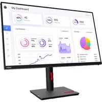 Lenovo ThinkVision T32p-30 computerskærm 80 cm (31.5") 3840 x 2160 pixel 4K Ultra HD LED Sort, LED-skærm Sort, 80 cm (31.5"), 3840 x 2160 pixel, 4K Ultra HD, LED, 6 ms, Sort