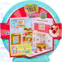 MGA Entertainment Spaces Starter Pack- Pizza, Klippe og klistre Miniverse Spaces Starter Pack- Pizza, Cafe, 8 År, Flerfarvet, Plast