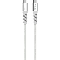 Nevox USB 2.0 kabel, USB-C stik > USB-C stik 48V / 5A Hvid