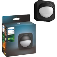 Philips Hue Outdoor sensor, Bevægelsesdetektor Sort, Philips Outdoor sensor, Trådløs, Væg, Udendørs, Sort, Android, iOS, IP54