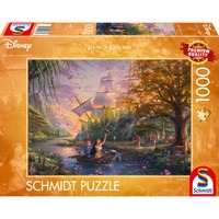 Schmidt Spiele Disney Pocahontas Kontur puslespil 1000 stk Tegnefilm 1000 stk, Tegnefilm