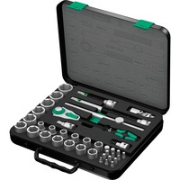 Wera 8100 SC 4 Zyklop Speed-skraldesæt, tommer, 1/2", Værktøjssæt Sort/Grøn