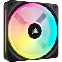 Corsair iCUE LINK QX120 RGB 120 mm PWM blæser, Sag fan Sort
