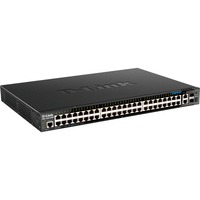 D-Link DGS-1520-52MP Administreret L3 Gigabit Ethernet (10/100/1000) Strøm over Ethernet (PoE) 1U Sort, Switch Administreret, L3, Gigabit Ethernet (10/100/1000), Strøm over Ethernet (PoE), Stativ-montering, 1U