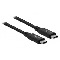 DeLOCK 86980 USB-kabel 2 m USB4 Gen 2x2 USB C Sort Sort, 2 m, USB C, USB C, USB4 Gen 2x2, 20000 Mbit/s, Sort