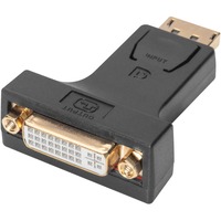 Digitus AK-340603-000-S kabel kønsskifter DP DVI-I, (24+5) Sort, Adapter Sort, DP, DVI-I, (24+5), Sort