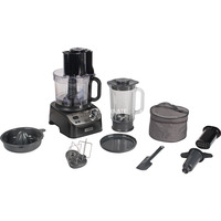 Kenwood FDM72.990BK foodprocessor 1000 W 3 L Sort Indbyggede vægte Sort, 3 L, Sort, Dreje, Berøring, 1,5 L, Glas, Rustfrit stål