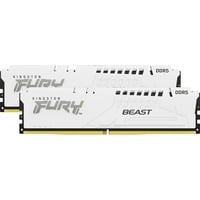 Kingston FURY FURY Beast 64GB 5200MT/s DDR5 CL40 DIMM (sæt med 2) White XMP, Hukommelse Hvid, 64 GB, 2 x 32 GB, DDR5, 288-pin DIMM