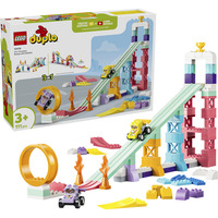 LEGO DUPLO Town Kreative springramper med små racerbiler 3-i-1 sæt, Bygge legetøj 