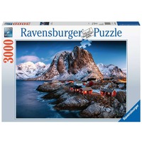 Ravensburger Lofoten, Norway Puslespil 3000 stk Landskab Norway, 3000 stk, Landskab, 14 År