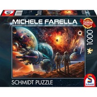 Schmidt Spiele Michele Farella: Kosmisk farveprakt - Rejse ud i rummet, Puslespil 