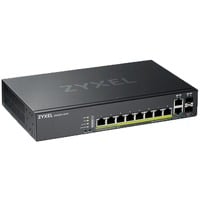 Zyxel GS2220-10HP-EU0101F netværksswitch Administreret L2 Gigabit Ethernet (10/100/1000) Strøm over Ethernet (PoE) Sort Administreret, L2, Gigabit Ethernet (10/100/1000), Strøm over Ethernet (PoE), Stativ-montering