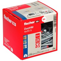 fischer Hulrumsdowel DuoHM 4x55 S TX, Dyvel 