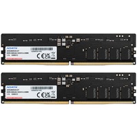 ADATA AD5U560032G-DT hukommelsesmodul 64 GB 2 x 32 GB DDR5 Sort, 64 GB, 2 x 32 GB, DDR5, 5600 MHz, 288-pin DIMM