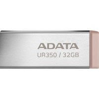 ADATA UR350-32G-RSR/BG, USB-stik nikkel/Brown