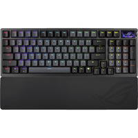 ASUS ROG Azoth 96 HE, Gaming-tastatur Sort, DE-layout, ROG HFX V2