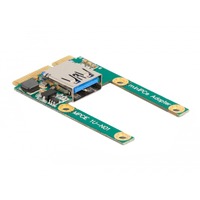 DeLOCK Delock Mini PCIe I/O 1 x USB 2.0 Typ-A Buchse 