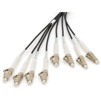 Digitus Fiberoptisk universal breakout-kabel, duplex, LC/UPC stik, multimode OM4 Sort