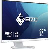 EIZO FlexScan EV2740S-WT computerskærm 68,6 cm (27") 3840 x 2160 pixel 4K Ultra HD LCD Hvid, LED-skærm Hvid, 68,6 cm (27"), 3840 x 2160 pixel, 4K Ultra HD, LCD, 6 ms, Hvid