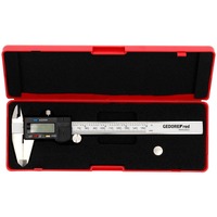 GEDORE rød Digital skydelære R94420021, Måleinstrument grå