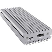 ICY BOX IB-1817Ma-C31 SSD kabinet Sølv M.2, Drev kabinet aluminium, SSD kabinet, M.2, PCI Express 3.0, 10 Gbit/sek., USB-tilslutning, Sølv