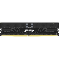 Kingston FURY FURY 32GB 6000MT/s DDR5 ECC Reg CL32 DIMM Renegade Pro EXPO, Hukommelse Sort, 32 GB, 1 x 32 GB, DDR5, 288-pin DIMM, Sort
