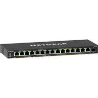 Netgear GS316EP Administreret Gigabit Ethernet (10/100/1000) Strøm over Ethernet (PoE) Sort, Switch Sort, Administreret, Gigabit Ethernet (10/100/1000), Fuld duplex, Strøm over Ethernet (PoE)