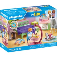 PLAYMOBIL My Life Soveværelse med babylegehjørne, Bygge legetøj 