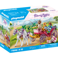PLAYMOBIL Princess Magic Karetur med prinsesse og prins, Bygge legetøj 
