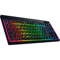 Razer BlackWidow V4 Low-Profile TKL HyperSpeed, Gaming-tastatur Sort, DE-layout, Razer Low-Profile Orange