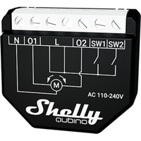 Shelly  Qubino Wave Shutter, Relay Sort/Hvid