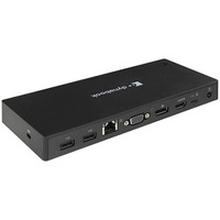 Toshiba Dynabook USB-C Dock renoveret, Docking station Sort