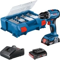 Bosch GSR 18V-45 Professional 500 rpm Nøglefri 900 g Sort, Blå, Bore-/ skruemaskine Blå/Sort, Pistolgreb boremaskine, Nøglefri, Sort, Blå, 1,3 cm, 500 rpm, 1,5 mm