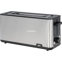 Braun Brødrister rustfrit stål/Sort
