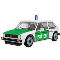 COBI Volkswagen Golf (1974) Politi, Bygge legetøj Hvid