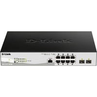 D-Link DGS-1210-10P Administreret L2 Gigabit Ethernet (10/100/1000) Strøm over Ethernet (PoE) 1U Sort, Switch grå/Sort, Administreret, L2, Gigabit Ethernet (10/100/1000), Strøm over Ethernet (PoE), Stativ-montering, 1U