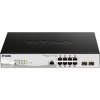 D-Link DGS-1210-10P/E, Switch grå/Sort