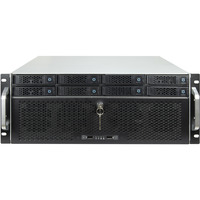 Inter-Tech IPC Storage 4U-4708, Server boliger Sort