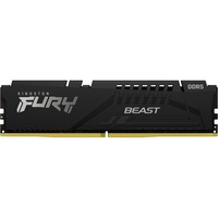 Kingston FURY FURY Beast hukommelsesmodul 32 GB 1 x 32 GB DDR5 5200 Mhz Sort, 32 GB, 1 x 32 GB, DDR5, 5200 Mhz, 288-pin DIMM