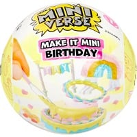 MGA Entertainment Make It Mini Birthday, Klippe og klistre Miniverse Make It Mini Birthday, 8 År, Flerfarvet, Plast, Resin