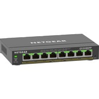 Netgear 8-Port Gigabit Ethernet High-Power PoE+ Plus Switch (GS308EPP) Administreret L2/L3 Gigabit Ethernet (10/100/1000) Strøm over Ethernet (PoE) Sort Sort, Administreret, L2/L3, Gigabit Ethernet (10/100/1000), Fuld duplex, Strøm over Ethernet (PoE)