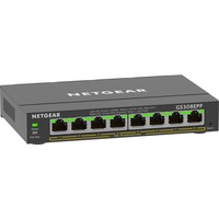 Netgear GS308EPP Administreret L2/L3 Gigabit Ethernet (10/100/1000) Strøm over Ethernet (PoE) Sort, Switch Sort, Administreret, L2/L3, Gigabit Ethernet (10/100/1000), Fuld duplex, Strøm over Ethernet (PoE)