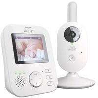 Philips Baby monitor Advanced SCD833/26 Digital babyalarm med video Hvid, IR, 300 m, 50 m, 300 m, FHSS, 2,4 GHz