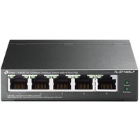 TP-Link TL-SF1005LP netværksswitch Ikke administreret Fast Ethernet (10/100) Strøm over Ethernet (PoE) Sort Ikke administreret, Fast Ethernet (10/100), Strøm over Ethernet (PoE)