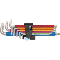Wera 3950/9 Hex-Plus Multifarvet Imperial Rustfrit 1 vinkelnøglesæt, Skruetrækker Sort
